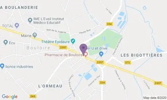 Localisation Caisse d