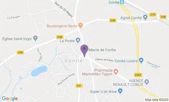 Localisation Caisse d