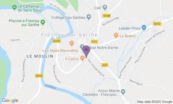 Localisation Caisse d