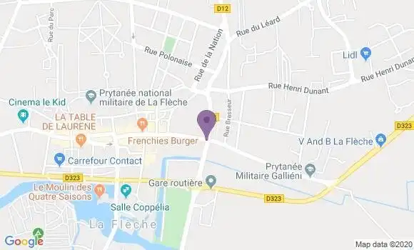 Localisation Caisse d