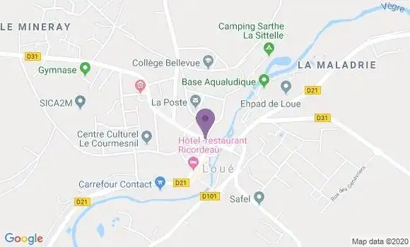 Localisation Caisse d