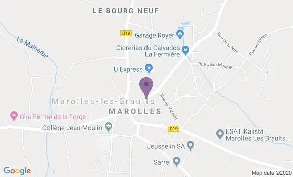 Localisation Caisse d