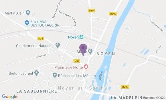 Localisation Caisse d