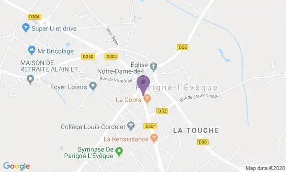 Localisation Caisse d