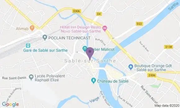 Localisation Caisse d