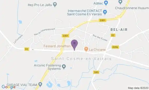 Localisation Caisse d