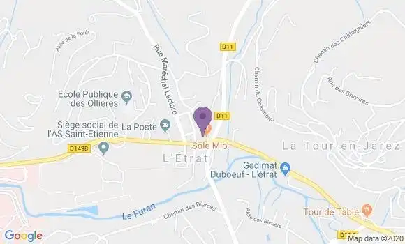 Localisation Société Générale Agence de L