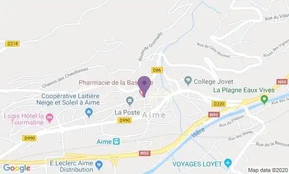 Localisation Caisse d