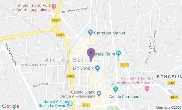 Localisation Caisse d