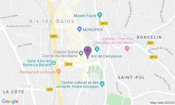 Localisation Caisse d