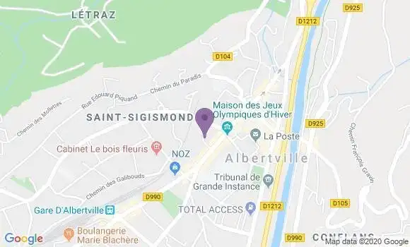 Localisation Caisse d