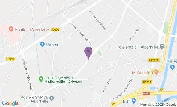 Localisation Caisse d