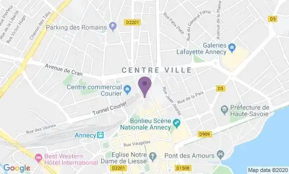 Localisation Caisse d