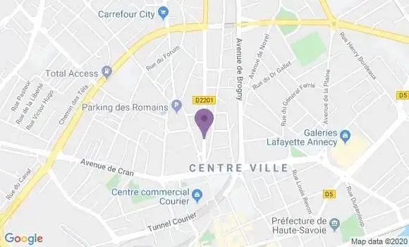 Localisation Caisse d