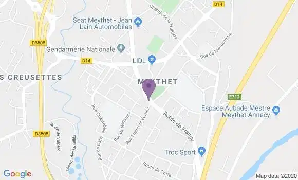 Localisation Caisse d