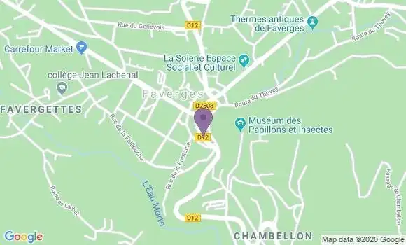 Localisation Caisse d