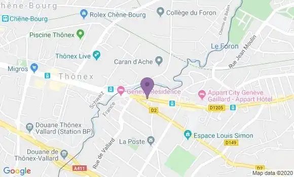 Localisation Caisse d