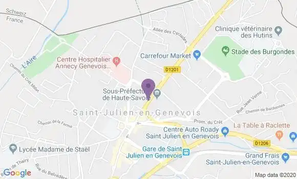 Localisation Caisse d