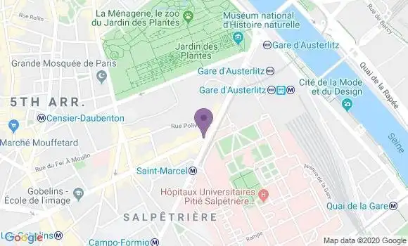 Localisation Caisse d