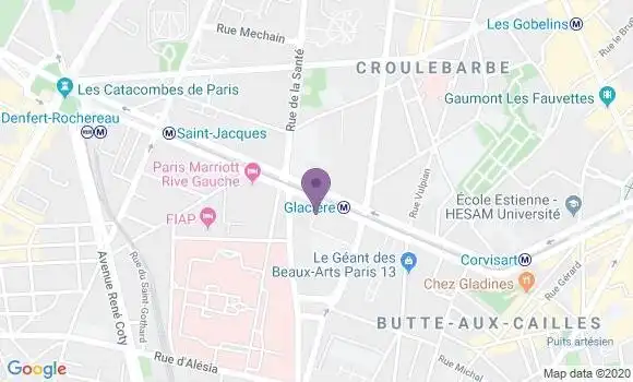Localisation Caisse d