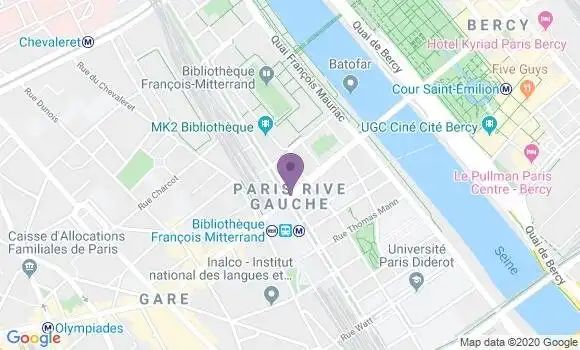 Localisation Caisse d