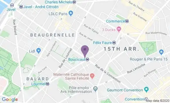 Localisation Caisse d