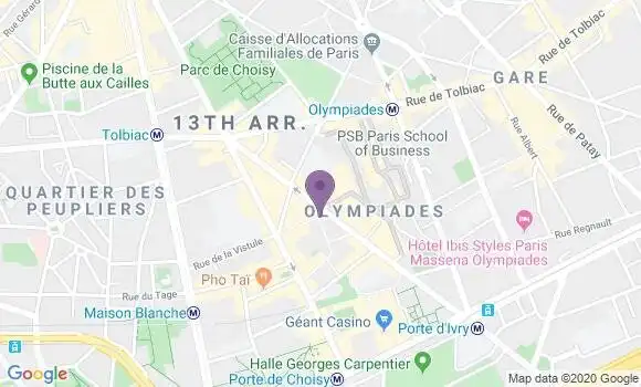 Localisation Caisse d