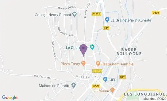 Localisation Caisse d