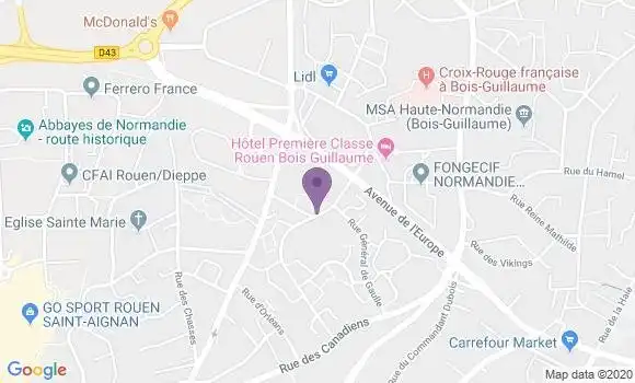 Localisation Caisse d