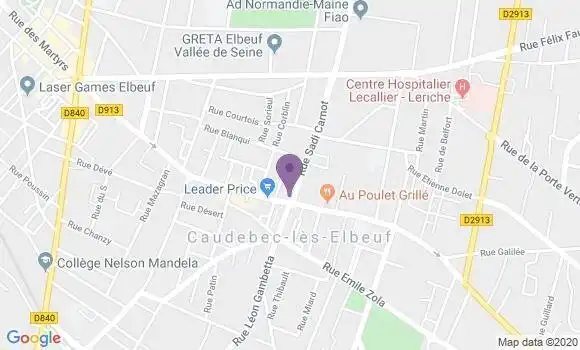 Localisation Caisse d