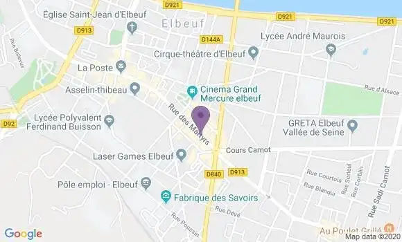 Localisation Caisse d