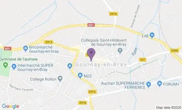Localisation Caisse d