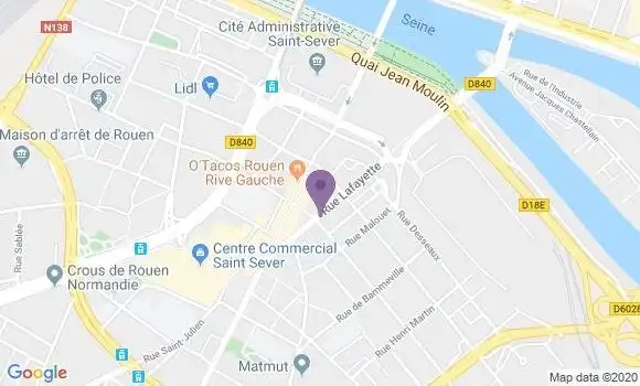 Localisation Caisse d