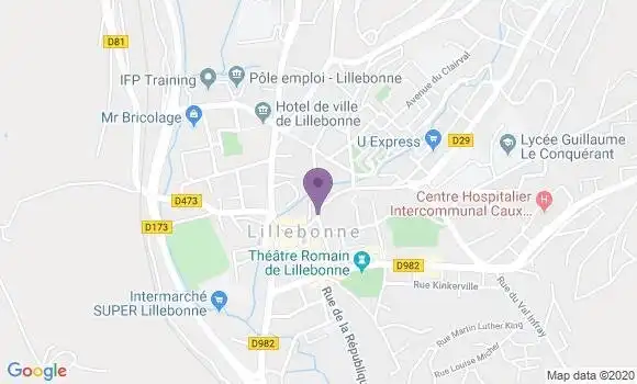 Localisation Caisse d