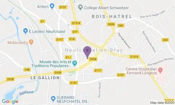 Localisation Caisse d