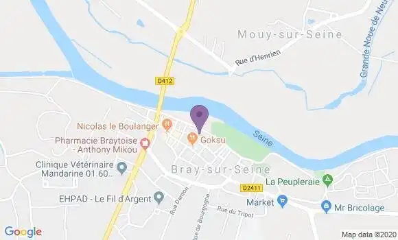Localisation Caisse d