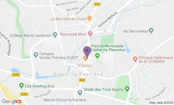 Localisation Caisse d