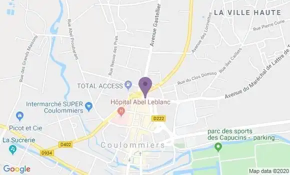 Localisation Caisse d