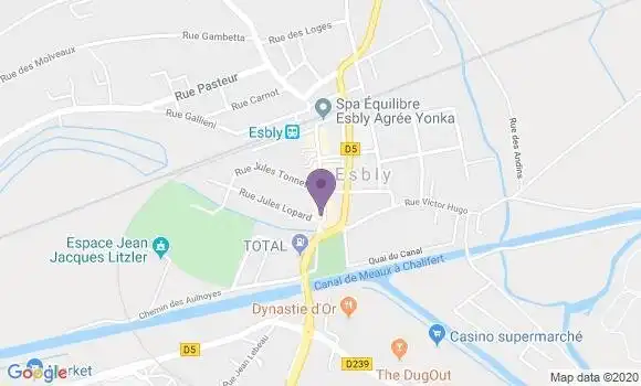 Localisation Caisse d