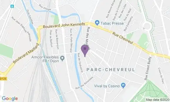 Localisation Caisse d