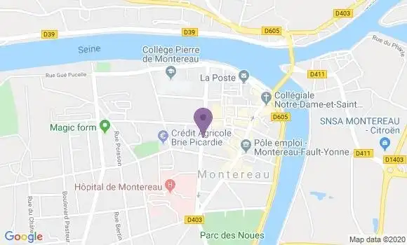 Localisation Caisse d
