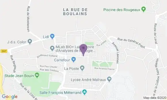 Localisation Caisse d