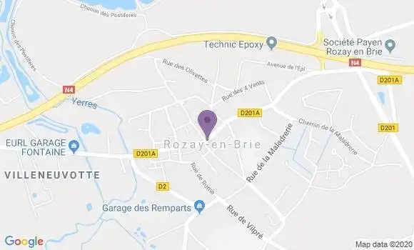 Localisation Caisse d