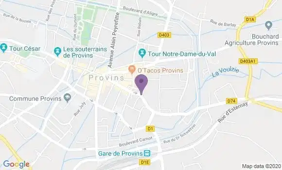 Localisation Caisse d