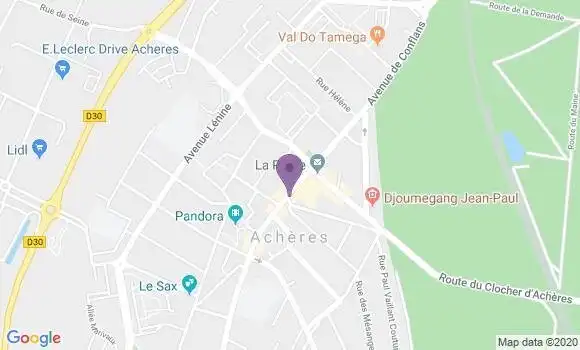 Localisation Caisse d