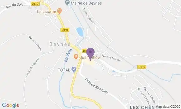 Localisation Caisse d