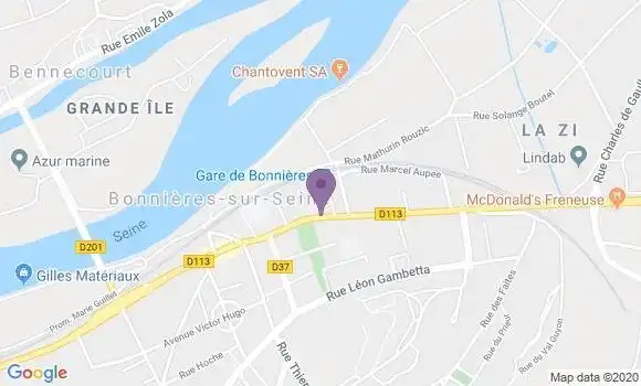 Localisation Caisse d