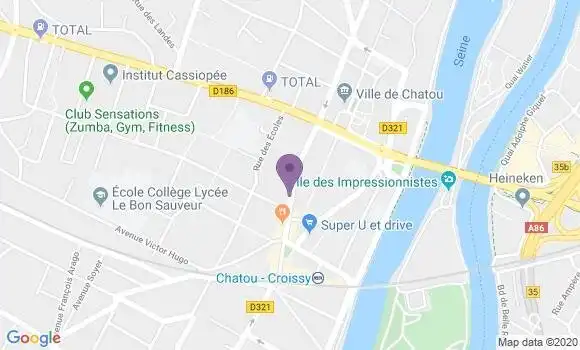 Localisation Caisse d