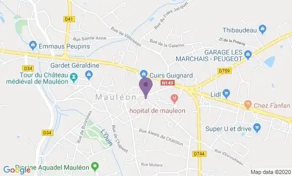 Localisation Caisse d