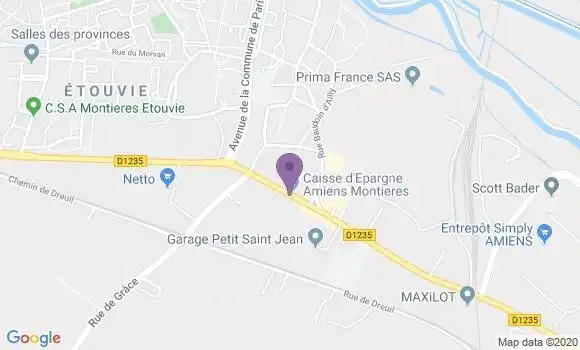 Localisation Caisse d